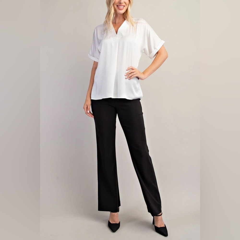 NWT Zara White Blouse Tunic-top sz M